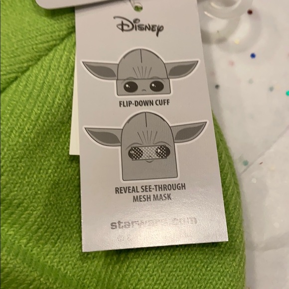 Baby Yoda Roll Down Beanie hat 👒 NWT ADULT SIZE - Picture 6 of 6